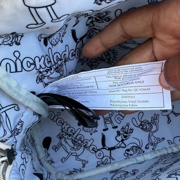 Retro Loungefly Nickelodeon Nick 90'S Rewind Gang Print allover Mini Backpack - Picture 11 of 14